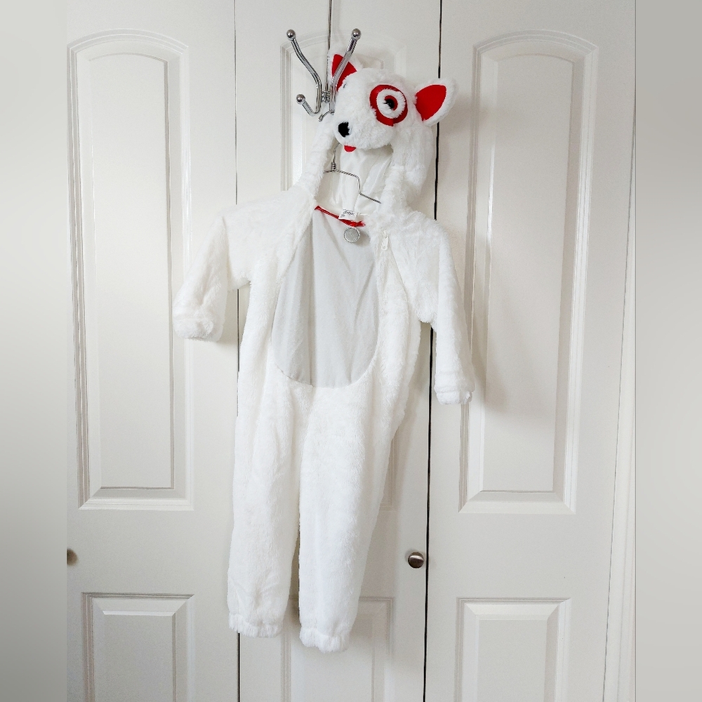 Bullseye the Target Mascot Bull Terrier Dog size 2-3T Halloween Costume aka Spot